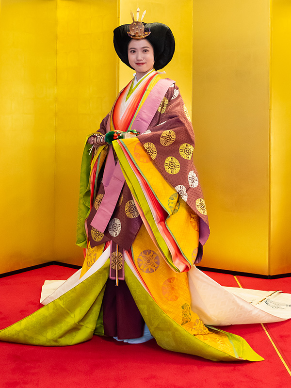 紅梅襲 こうばいがさね